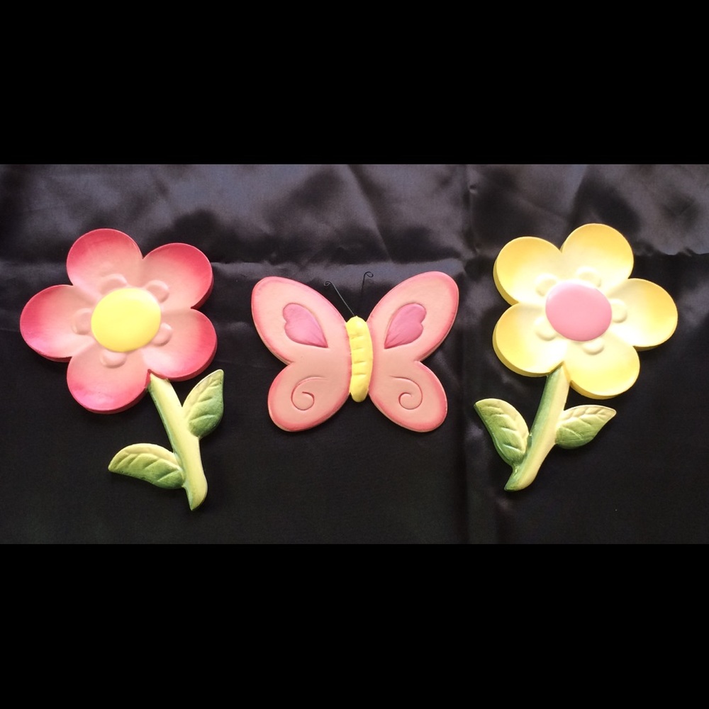 🌸🌺🌸Set de flores y 🦋 (3)